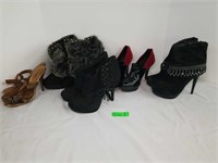 5 Pairs Of Stiletto Heeled Shoes, Size 8