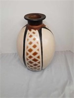 Homemade Pottery Vase, 15inches Tall, Sligtly