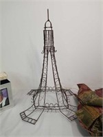 Wire Eiffel Tower 17 inches Tall, Picture Box 7 x