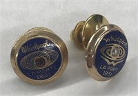 Whirlpool LaPorte 1951 10k gold cuff links 6.1g
