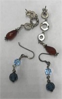 Lot of Sterling earrings 9.6g