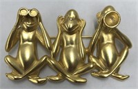 Monkey brooch