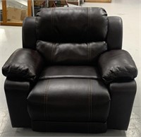 Pleather recliner chair measures 48 x 36 x 40”