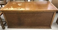 Antique wooden chest 43x 20x 21