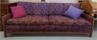 Mid Century Pull Out Couch 83" across x 29" tall