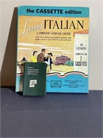 Vintage Italian Language Course Cassette