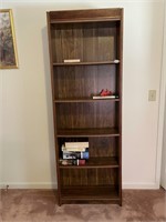Wooden 5 Shelf Book Shelf
