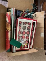 Assortment of Vintage Christmas Decorations