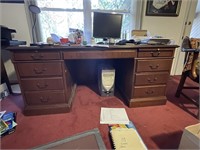 Vintage Oak Office Desk