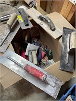 Assorted Lot of Sheetrock and Concrete Tools