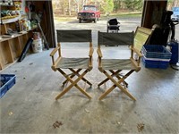 2 Vintage Director Chairs