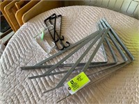 plant hangers and 19" shelf brackets