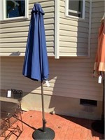 patio umbrella with stand