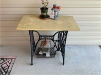 singer sewing machine table 31"wx 17"d x 29"t