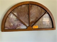 oval stained glass 44 x 24