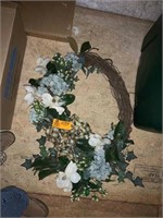 wreath  30"t x 24"w