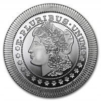 One Ounce - Morgan Dollar .999 Fine Silver Round