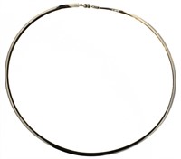 14kt Gold White-Yellow Rev 20" Omega Necklace