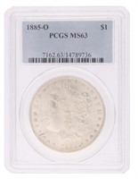 1885 - O PCGS MS63 Morgan Silver Dollar