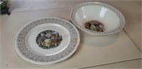 China plate and Taylor Smith bowl