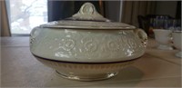 Sovereign Potters Covered Dish  ( Chipped Lid)