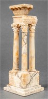Grand Tour "Temple of Vespasian" Alabaster Model