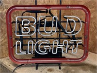 Bud light neon - Needs repaired at the D