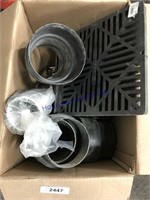 Assorted duct, resin grate sections