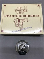 Pampered Chef apple peeler, cut-n-seal