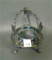 Signed Victorian Silverplate Pickle Jar Frame