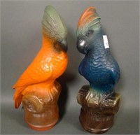 Pair of Tiffin Cockatoo Lamp Shades Only
