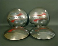 Set of 4 1940's Chevy Smoothie Wheel Hub Caps