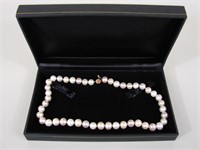 Peacock Cultured Pearl Necklace, 20" 14K