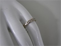 14K Gold Channel Set Diamond Ring