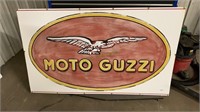 Large size Moto Guzzi eagle metal advertising
