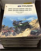 Polaris ATV service manuals, a lot of eight,