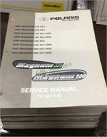Polaris ATV manuals, six manuals, thousand one
