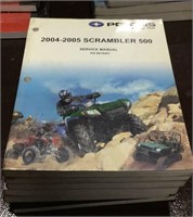Polaris ATV manual, six manuals, 2004//2007,