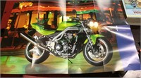 Triumph motorcycle posters, stack of 50, 2003