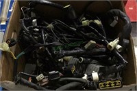 Box lot, wiring harness, connectors, relays,