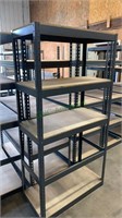 5 shelf metal shelf unit, 6 feet tall, 48  inches