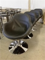 4 fauteuils design moderne noir