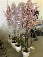 4 x arbres artificiel style cerisier japonais