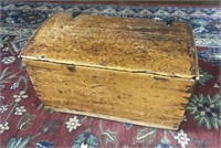 Small Wooden Handcrafted Trunk