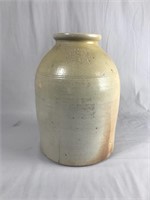 Large Antique Hall & Ruckel Stoneware Churn