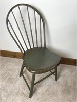 Bamboo Turned  Painted Windsor Chair