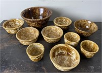 Group of 10 Bennington Pottery Bowls