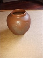 1920's Mountain Crag Brown Moth Vase