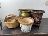 Group of Decorative Containers