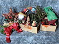 Large lot of Christmas Decorations